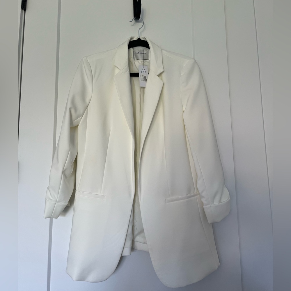 White Tailored Blazer